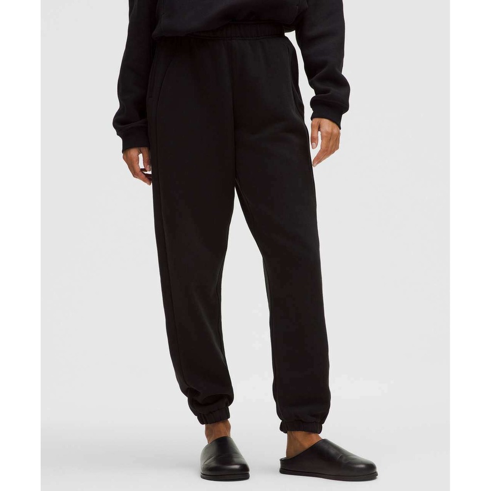Lululemon Scuba Mid-Rise Oversized Jogger Womens XXXS 0 Black Pants Sweatpants‎